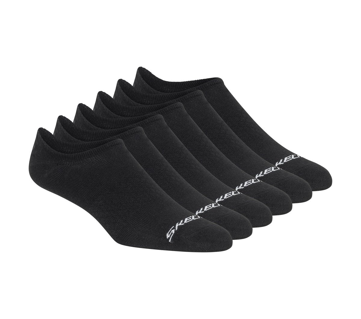6 Pack Men's Sneaker Liner Socks Skechers US