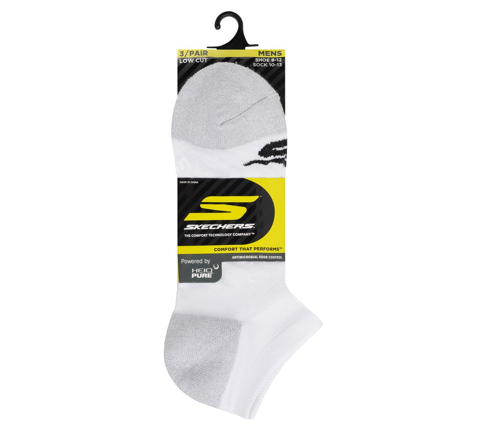 3 Pack Men's Terry Low Cut Socks Skechers on sale