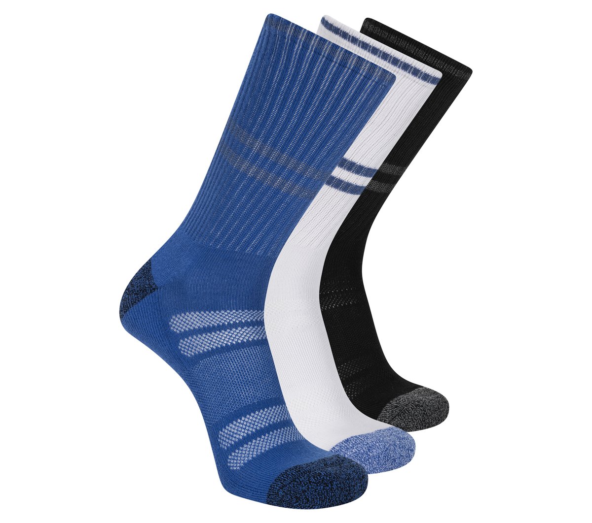 3 Pack Men's Reflective Performance Crew Socks Skechers sale