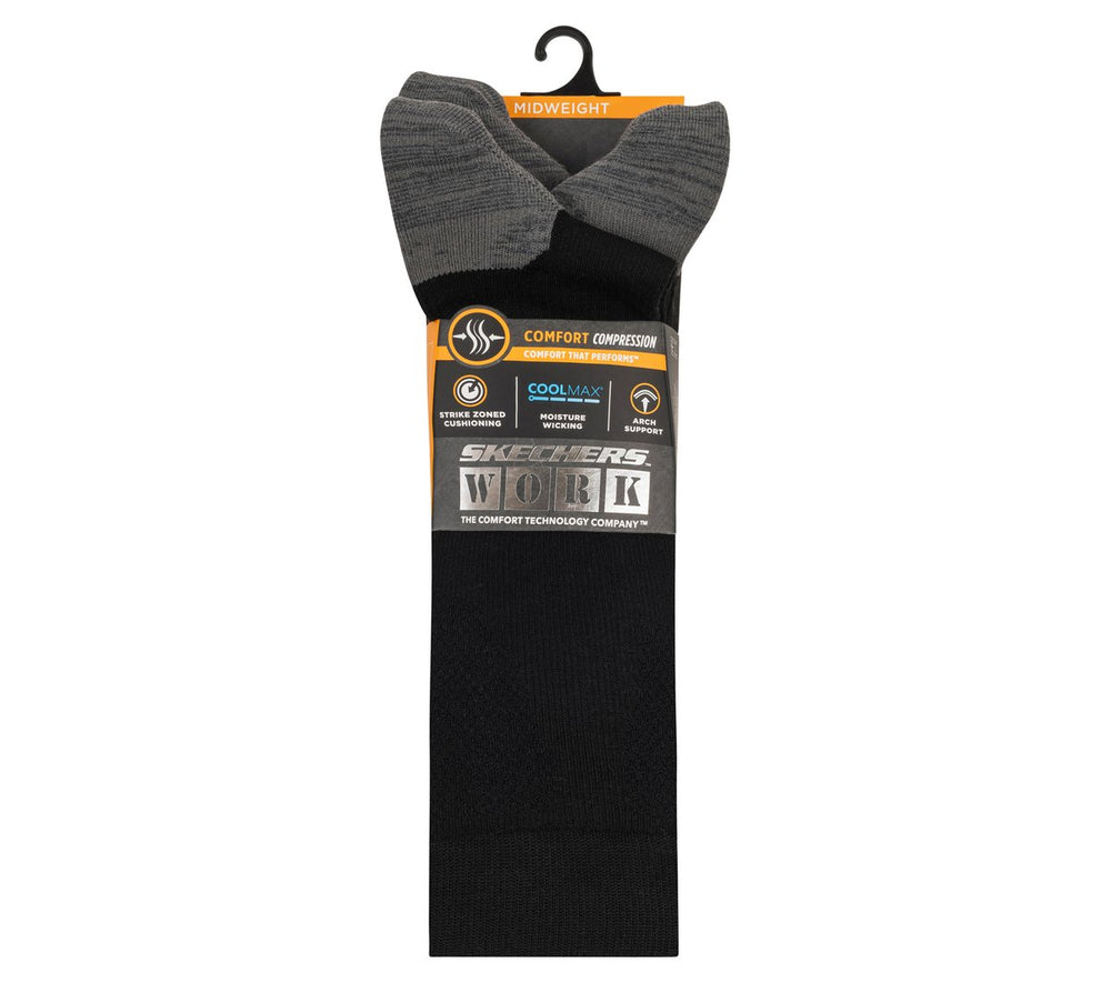 Work: 3 Pack Men's Over Calf Compression Socks Skechers discount