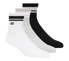 3 Pack Boys' Crew Socks Skechers discount