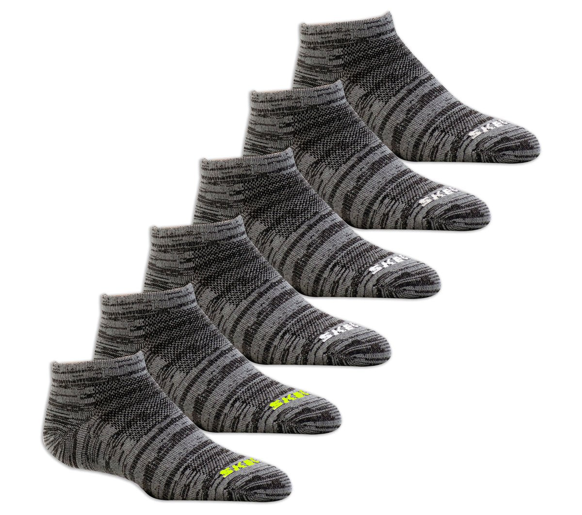 6 Pack Low Cut Non Terry Socks Skechers on sale