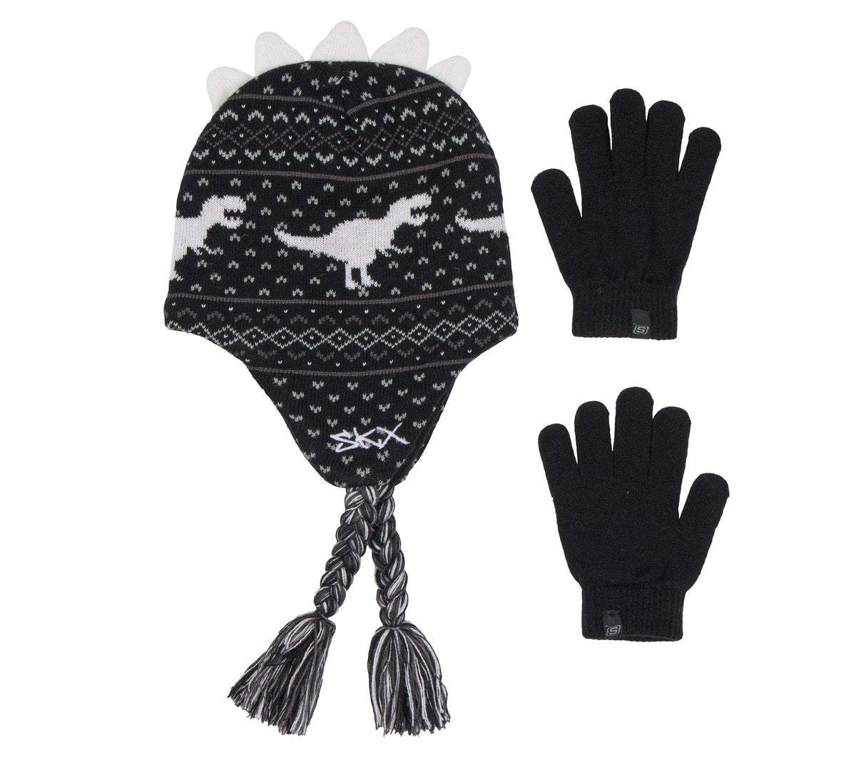 Glow In The Dark Dino Hat Set Skechers on sale