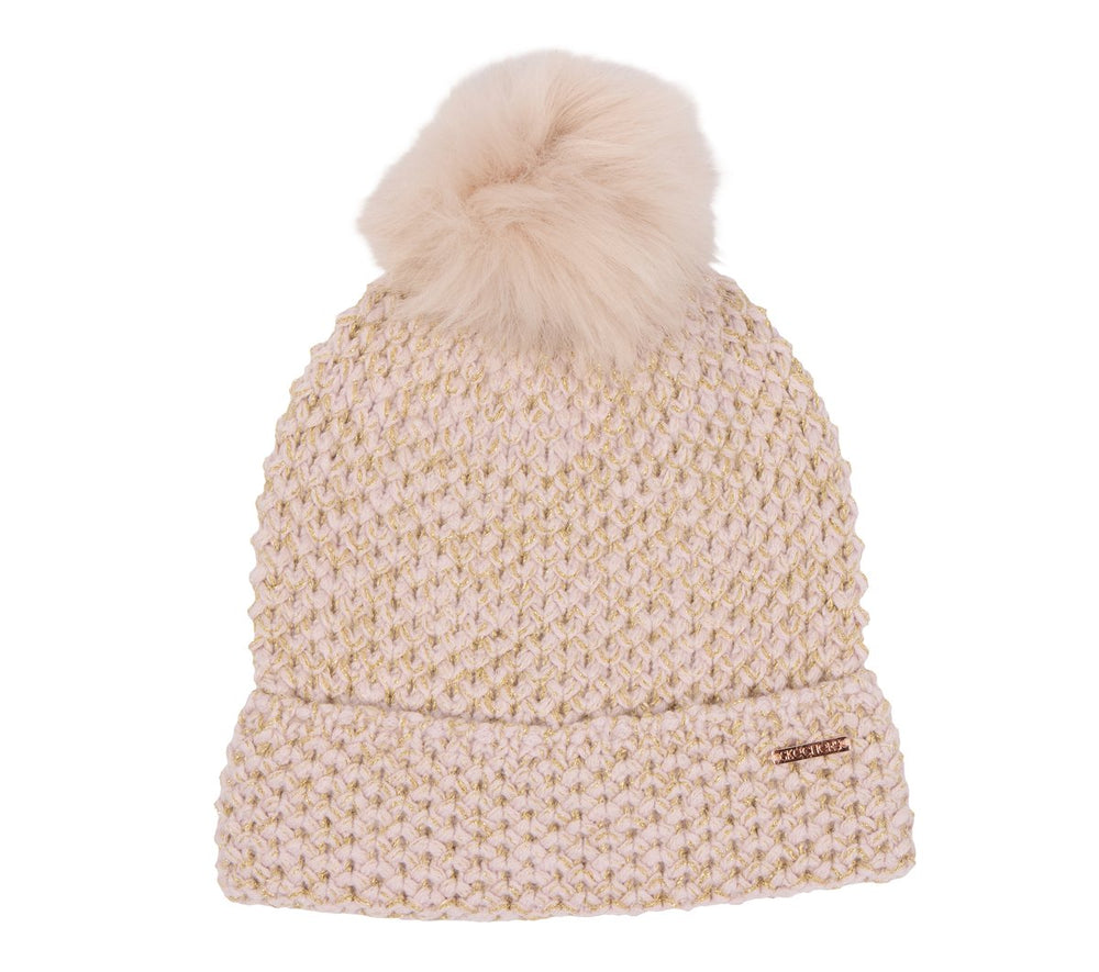Textured Pom Beanie Skechers on sale