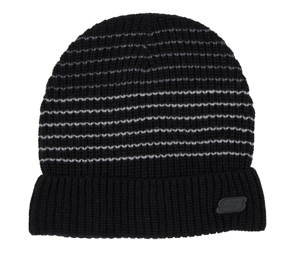 Striped Beanie Skechers discount