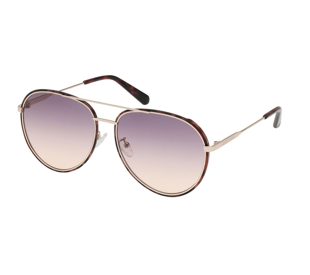 Rounded Metal Aviator Sunglasses Skechers on sale