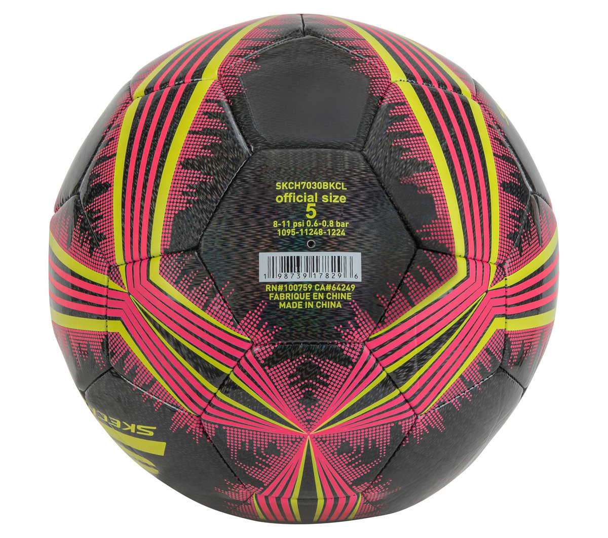 Hex Multi Mini Stripe Size 5 Soccer Ball Skechers on sale